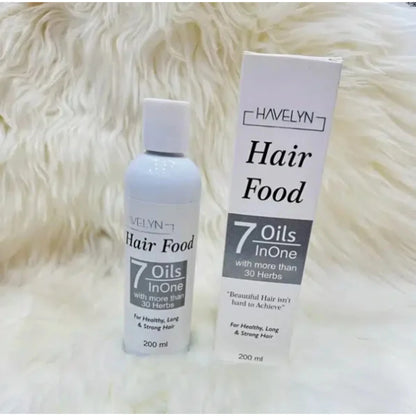 Havelyn Hair Food Oil 200ml | 7 Oils & 30+ Herbal Extracts for Strong & Healthy Hair